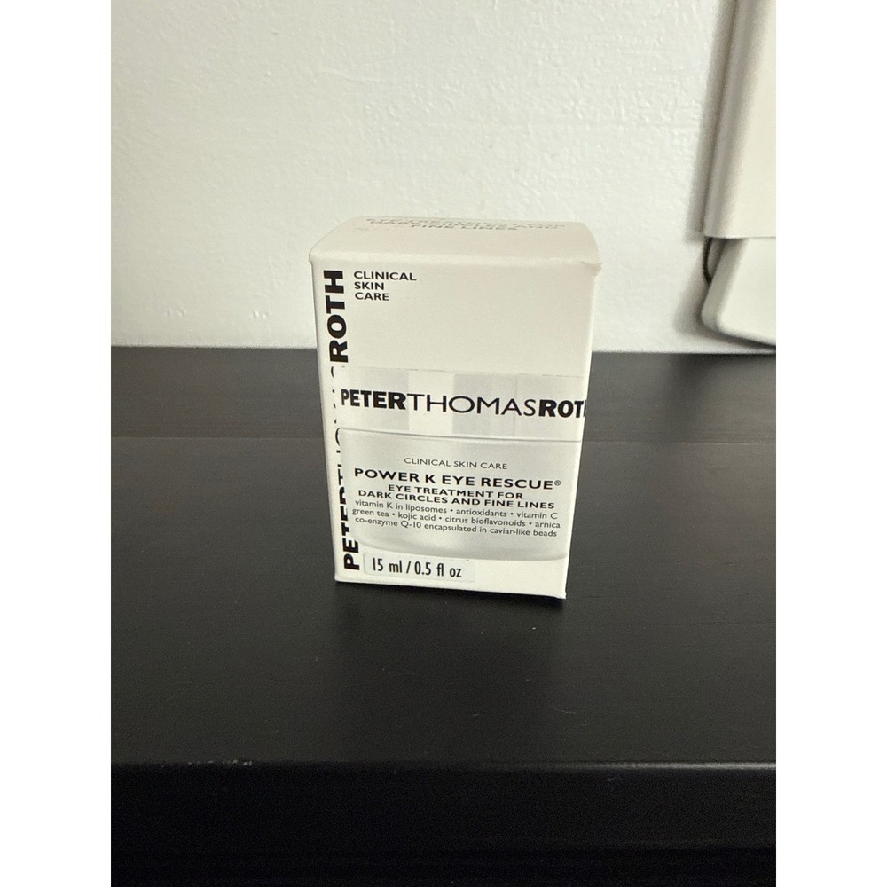 Peter Thomas Roth Power K Eye Rescue Eye Treatment Dark Circles Fine Lines 0.5oz
